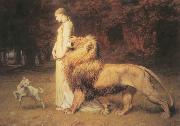 Una and Lion Briton Riviere